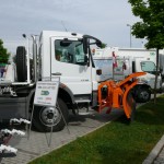 Seres SKH 6500ATT konténerszállító, SLF5 vízszállító-locsoló - Rasco Track 3 hóeke